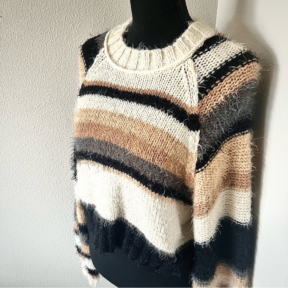 LIKE NEW • Free People Snowbird Sweater in Caramel • - Picture 3 of 9